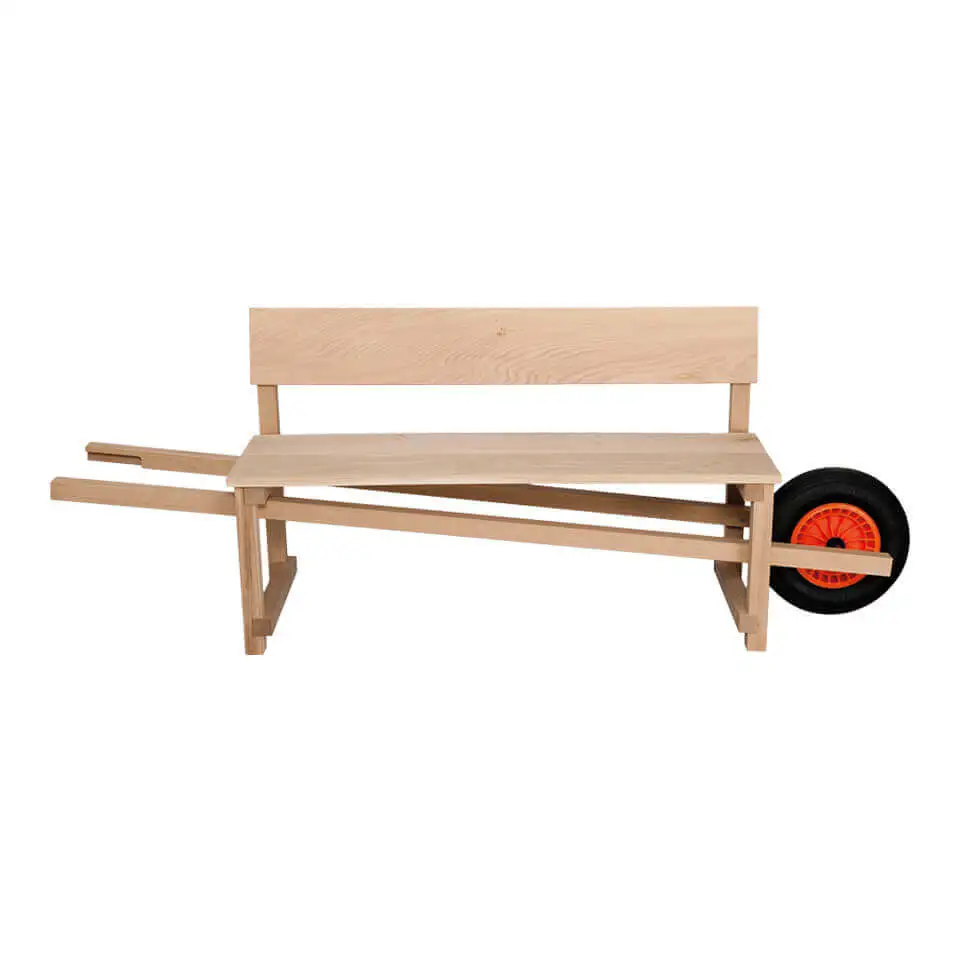 Wheelbench Oak